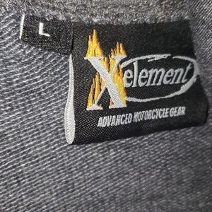 A X Element Motorcycle Leather Jacket